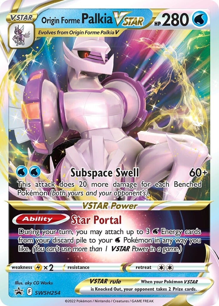 Origin Forme Palkia VSTAR (SWSH254) (Jumbo Card) [Sword & Shield: Black Star Promos] | Play N Trade Winnipeg