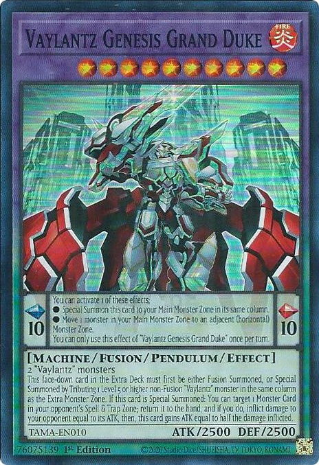 Vaylantz Genesis Grand Duke [TAMA-EN010] Super Rare | Play N Trade Winnipeg