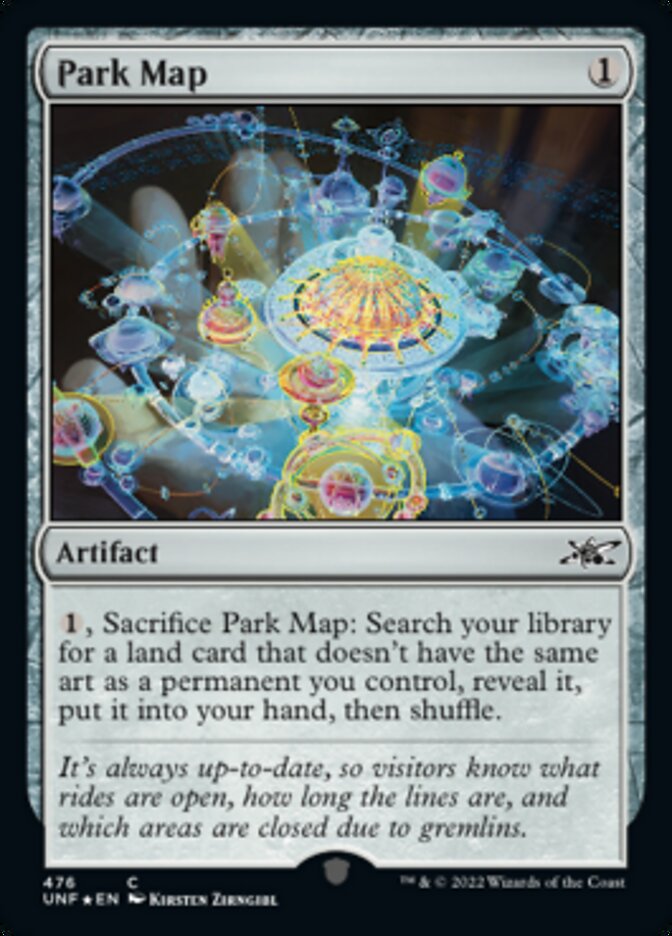 Park Map (Galaxy Foil) [Unfinity] | Play N Trade Winnipeg