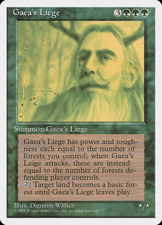 Gaea's Liege [Fourth Edition] | Play N Trade Winnipeg