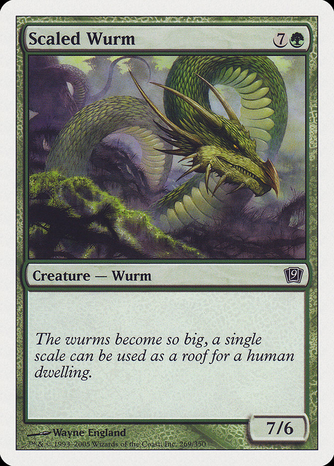 Scaled Wurm [Ninth Edition] | Play N Trade Winnipeg