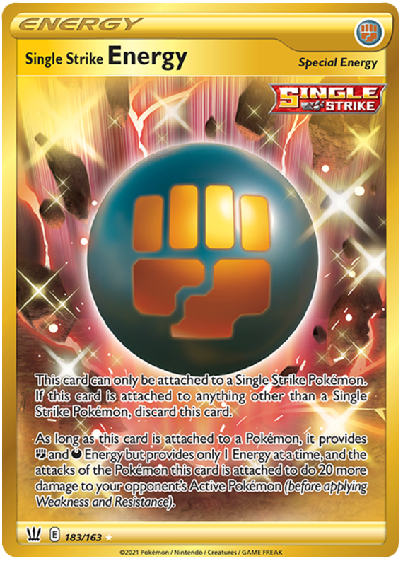 Single Strike Energy (183/163) [Sword & Shield: Battle Styles] | Play N Trade Winnipeg