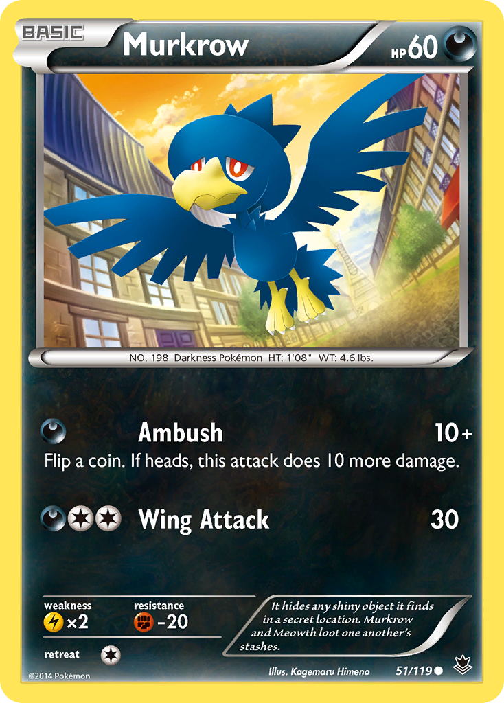 Murkrow (51/119) [XY: Phantom Forces] | Play N Trade Winnipeg