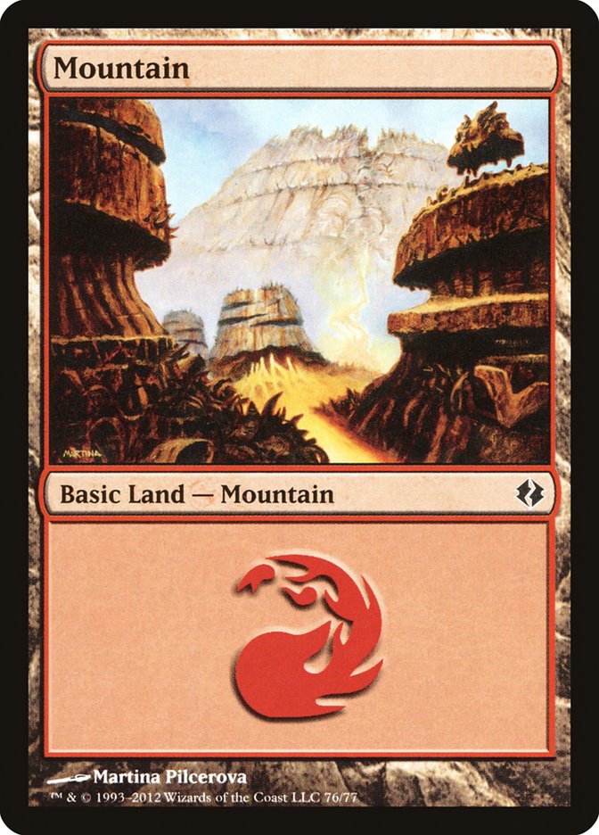 Mountain (76) [Duel Decks: Venser vs. Koth] | Play N Trade Winnipeg