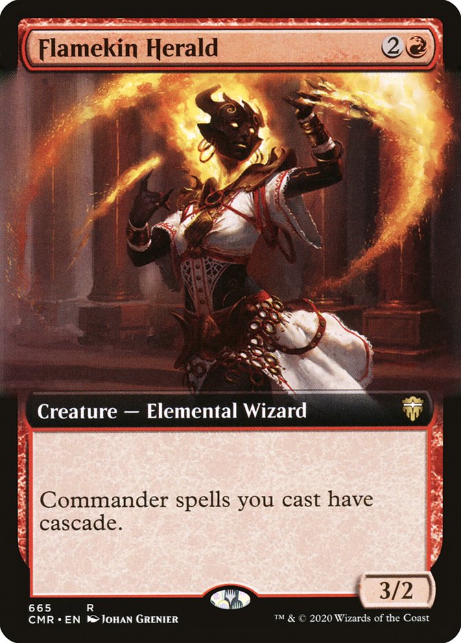 Flamekin Herald (Extended) [Commander Legends] | Play N Trade Winnipeg