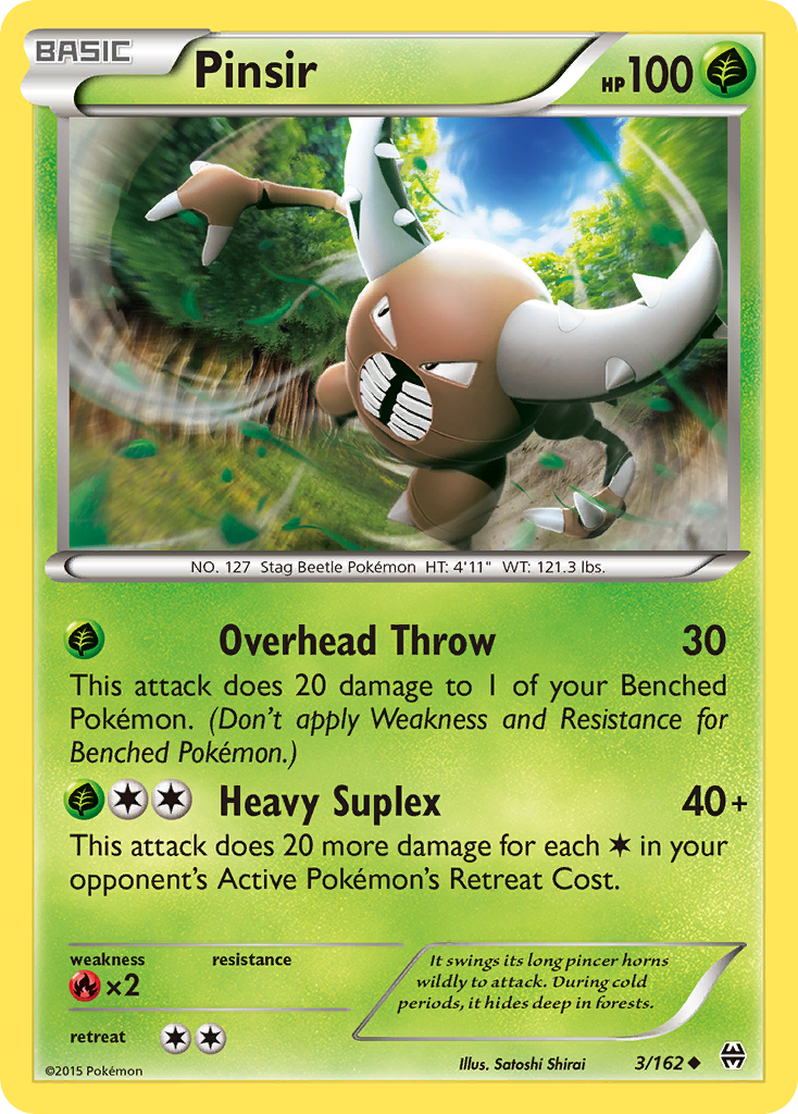 Pinsir (3/162) [XY: BREAKthrough] | Play N Trade Winnipeg