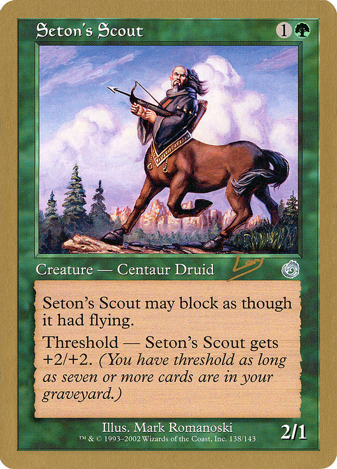 Seton's Scout (Raphael Levy) [World Championship Decks 2002] | Play N Trade Winnipeg