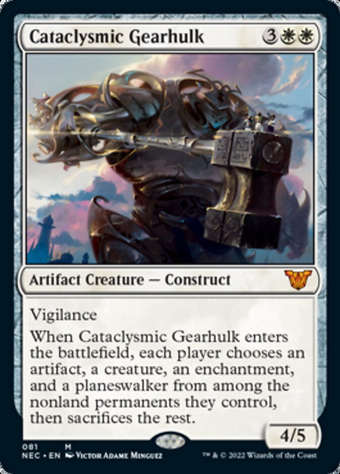 Cataclysmic Gearhulk [Kamigawa: Neon Dynasty Commander] | Play N Trade Winnipeg