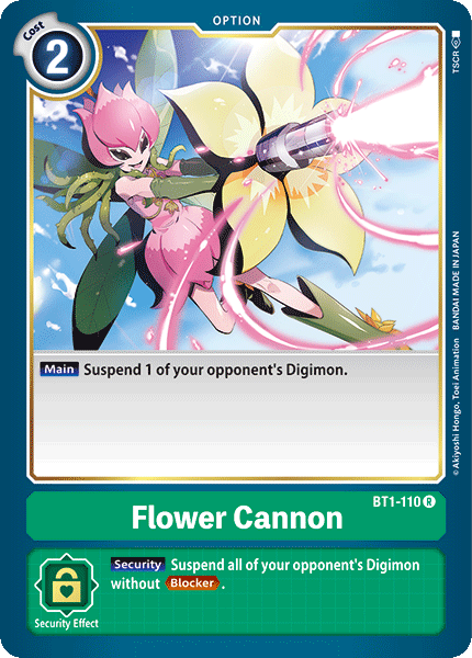 Flower Cannon [BT1-110] [Release Special Booster Ver.1.0] | Play N Trade Winnipeg