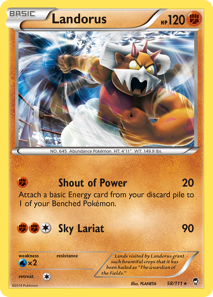 Landorus (58/111) [XY: Furious Fists] | Play N Trade Winnipeg