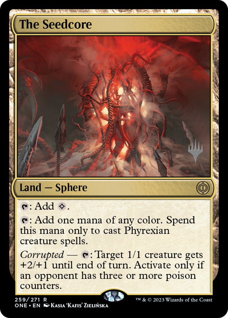 The Seedcore (Promo Pack) [Phyrexia: All Will Be One Promos] | Play N Trade Winnipeg