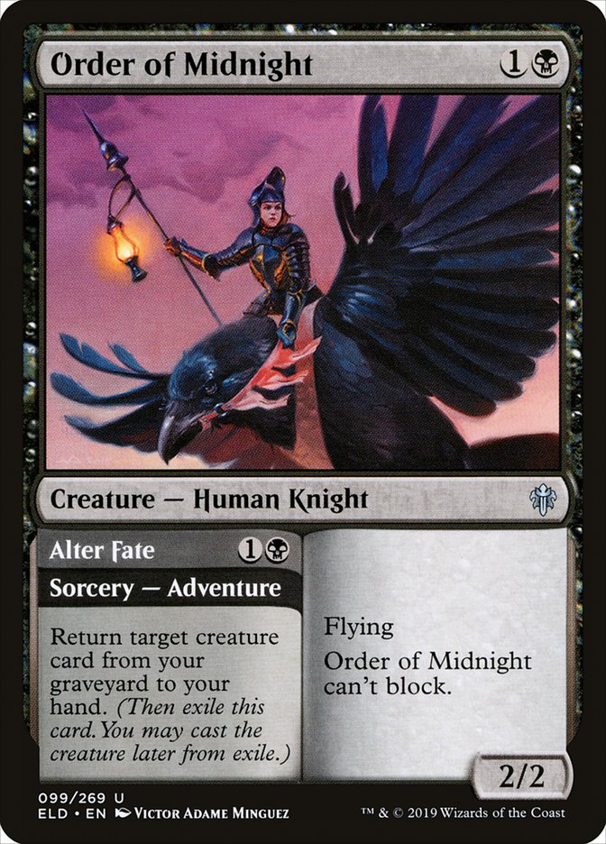 Order of Midnight // Alter Fate [Throne of Eldraine] | Play N Trade Winnipeg