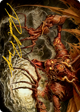 Archfiend of Sorrows Art Card (Gold-Stamped Signature) [Modern Horizons 2 Art Series] | Play N Trade Winnipeg