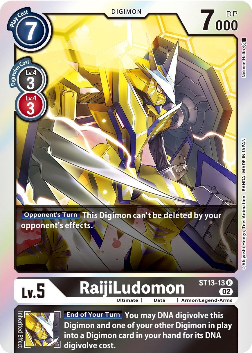 RaijiLudomon [ST13-13] [Starter Deck: Ragnaloardmon] | Play N Trade Winnipeg