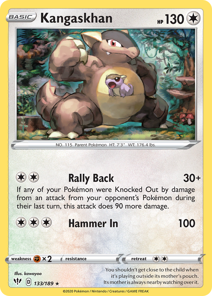 Kangaskhan (133/189) [Sword & Shield: Darkness Ablaze] | Play N Trade Winnipeg