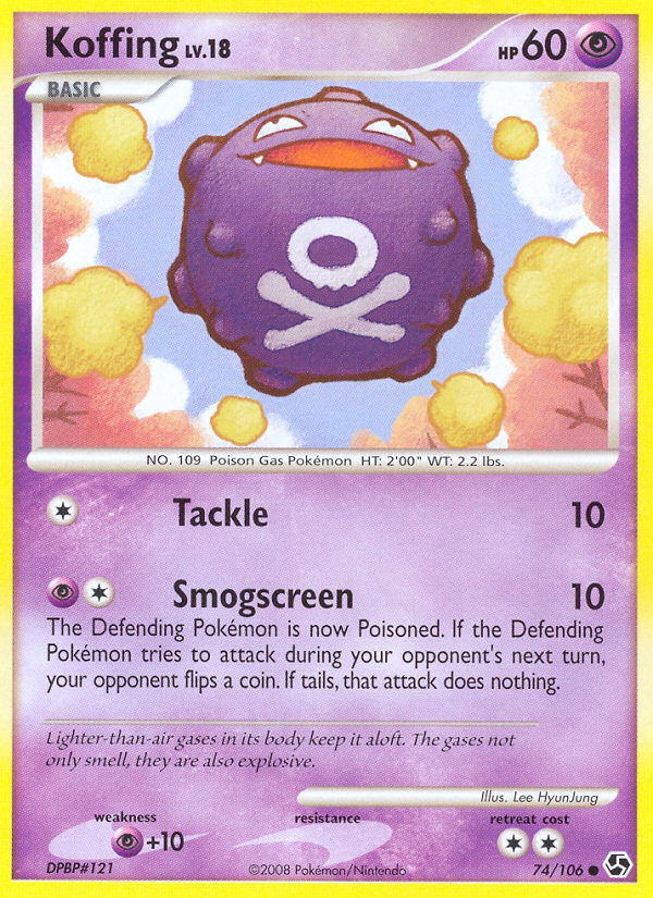 Koffing (74/106) [Diamond & Pearl: Great Encounters] | Play N Trade Winnipeg