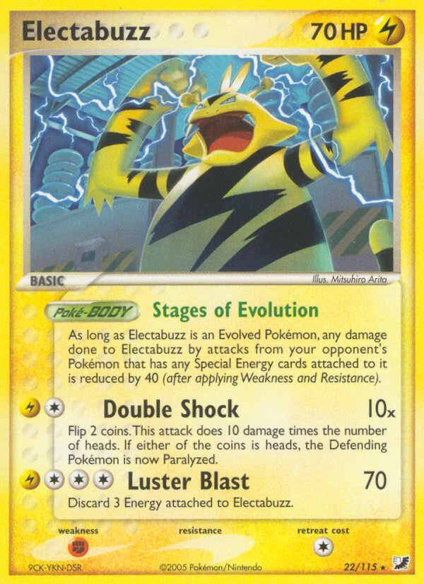 Electabuzz (22/115) [EX: Unseen Forces] | Play N Trade Winnipeg