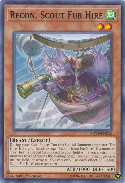 Recon, Scout Fur Hire [MP19-EN245] Common | Play N Trade Winnipeg