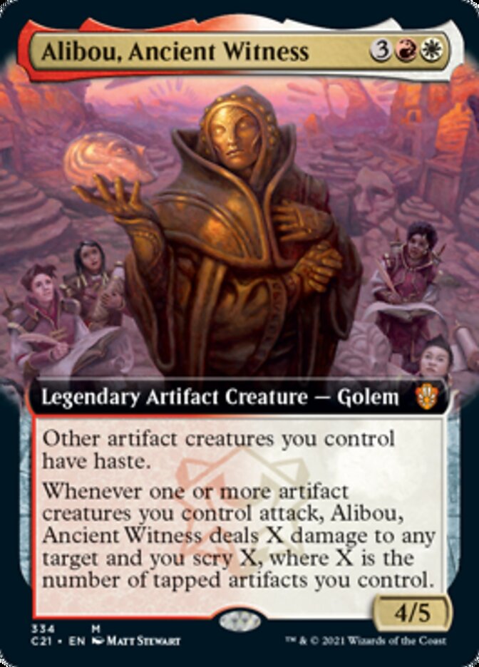 Alibou, Ancient Witness (Extended) [Commander 2021] | Play N Trade Winnipeg