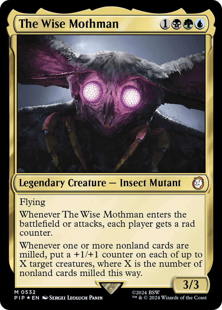 The Wise Mothman (Surge Foil) [Fallout] | Play N Trade Winnipeg