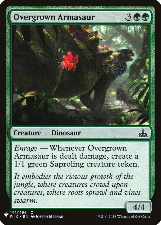 Overgrown Armasaur [Mystery Booster] | Play N Trade Winnipeg