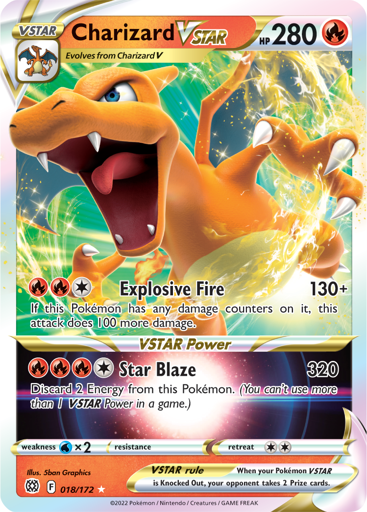 Charizard VSTAR (018/172) [Sword & Shield: Brilliant Stars] | Play N Trade Winnipeg