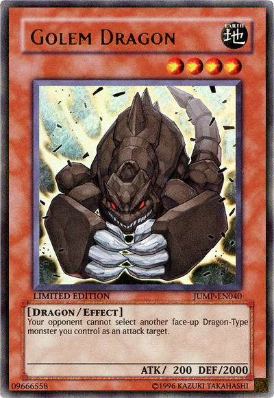 Golem Dragon [JUMP-EN040] Ultra Rare | Play N Trade Winnipeg