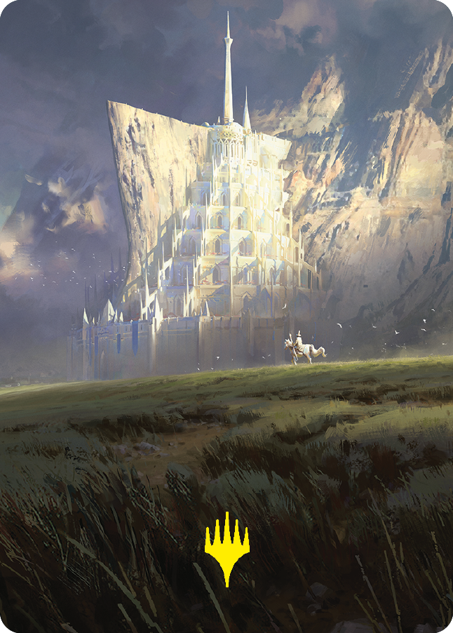 Minas Tirith Art Card (Gold-Stamped Signature) [The Lord of the Rings: Tales of Middle-earth Art Series] | Play N Trade Winnipeg