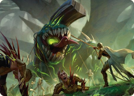 Noxious Assault Art Card [Phyrexia: All Will Be One Art Series] | Play N Trade Winnipeg