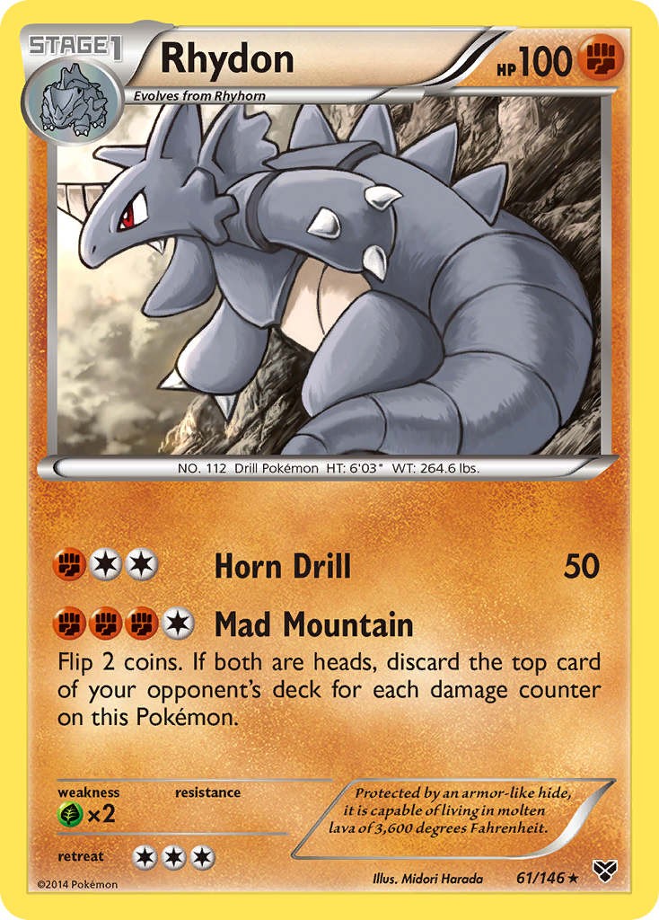 Rhydon (61/146) [XY: Base Set] | Play N Trade Winnipeg