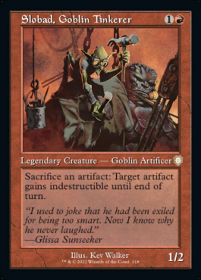 Slobad, Goblin Tinkerer (Retro) [The Brothers' War Commander] | Play N Trade Winnipeg