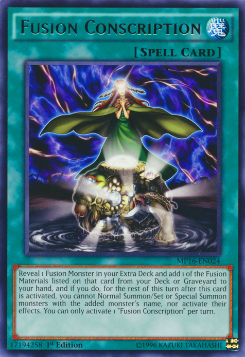 Fusion Conscription [MP16-EN024] Rare | Play N Trade Winnipeg
