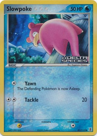 Slowpoke (83/113) (Stamped) [EX: Delta Species] | Play N Trade Winnipeg