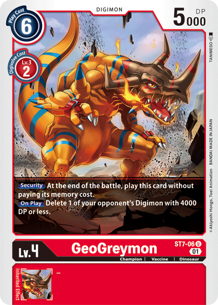 GeoGreymon [ST7-06] [Starter Deck: Gallantmon] | Play N Trade Winnipeg