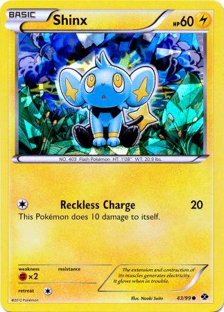 Shinx (43/99) (Cracked Ice Holo) (Blister Exclusive) [Black & White: Next Destinies] | Play N Trade Winnipeg