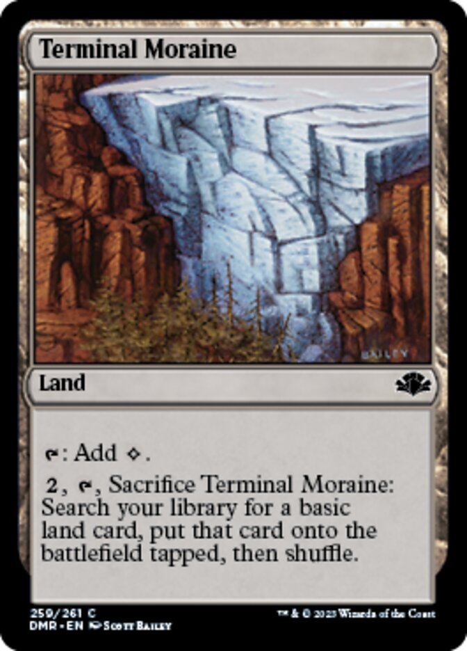 Terminal Moraine [Dominaria Remastered] | Play N Trade Winnipeg