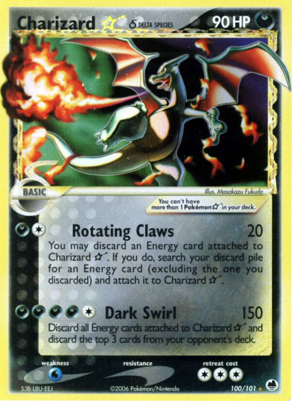 Charizard Star (100/101) (Delta Species) [EX: Dragon Frontiers] | Play N Trade Winnipeg