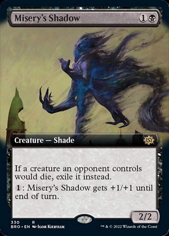 Misery's Shadow (Extended Art) [The Brothers' War] | Play N Trade Winnipeg