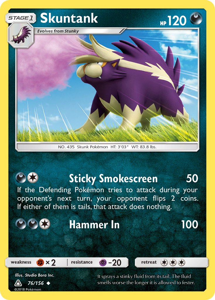 Skuntank (76/156) [Sun & Moon: Ultra Prism] | Play N Trade Winnipeg