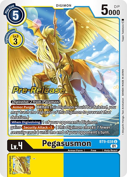 Pegasusmon [BT9-038] [X Record Pre-Release Promos] | Play N Trade Winnipeg