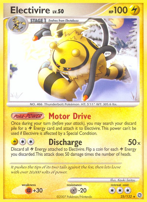 Electivire (25/132) [Diamond & Pearl: Secret Wonders] | Play N Trade Winnipeg