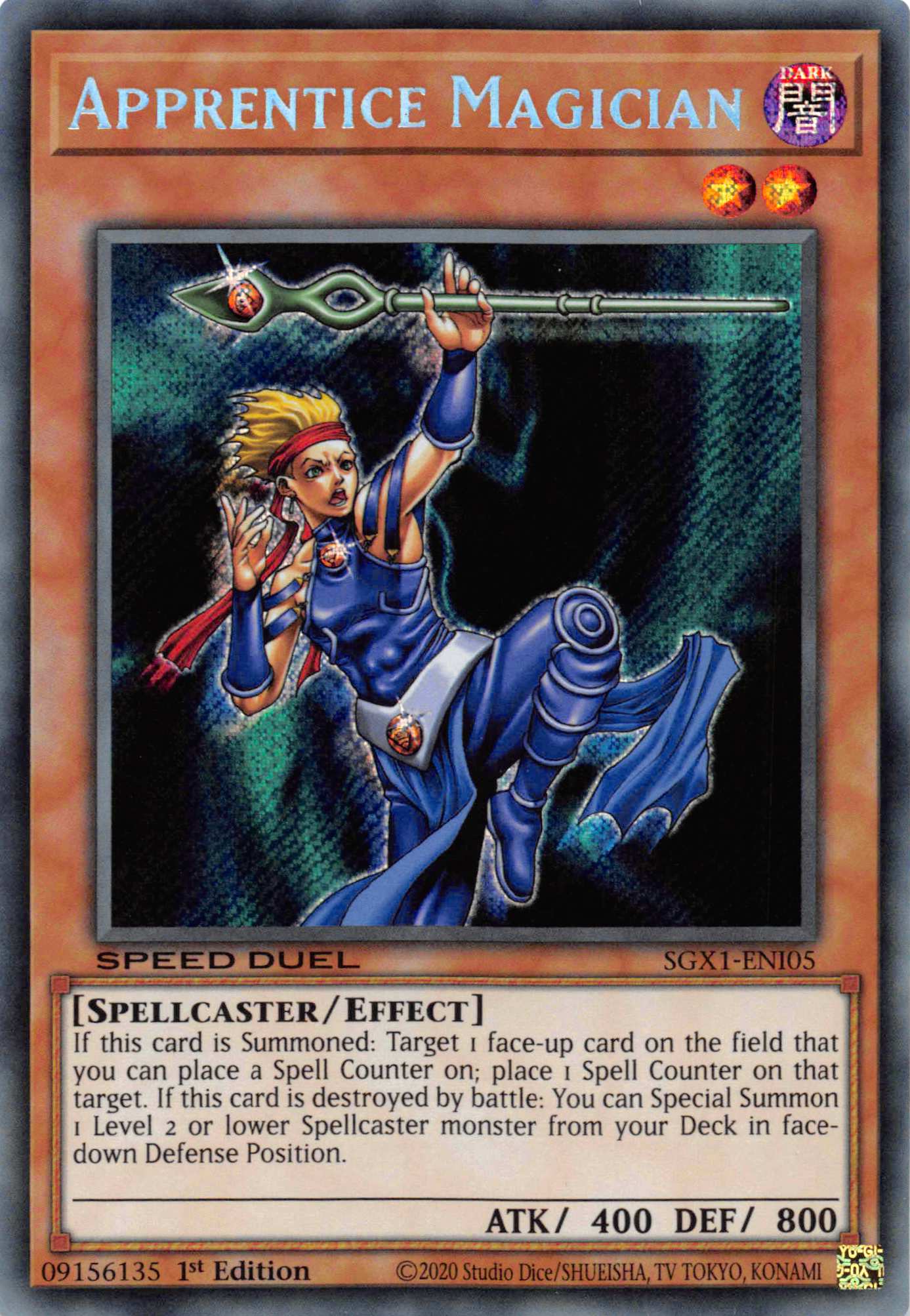 Apprentice Magician [SGX1-ENI05] Secret Rare | Play N Trade Winnipeg