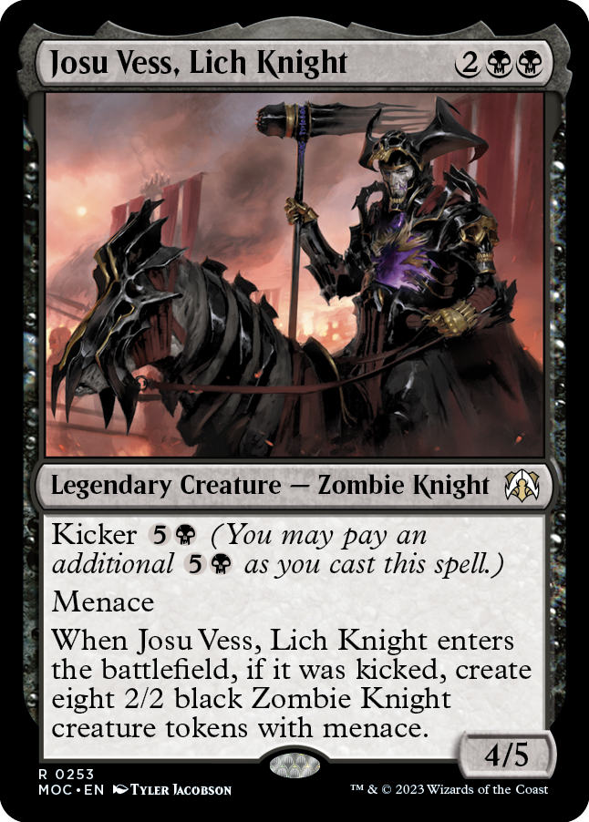 Josu Vess, Lich Knight [March of the Machine Commander] | Play N Trade Winnipeg