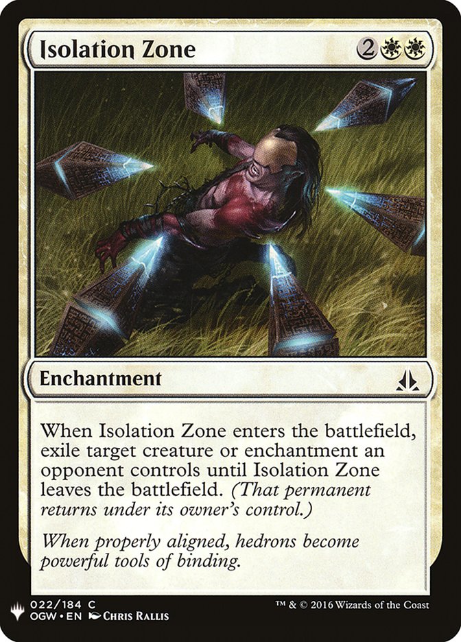 Isolation Zone [Mystery Booster] | Play N Trade Winnipeg