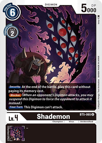 Shademon [BT5-065] [Battle of Omni] | Play N Trade Winnipeg