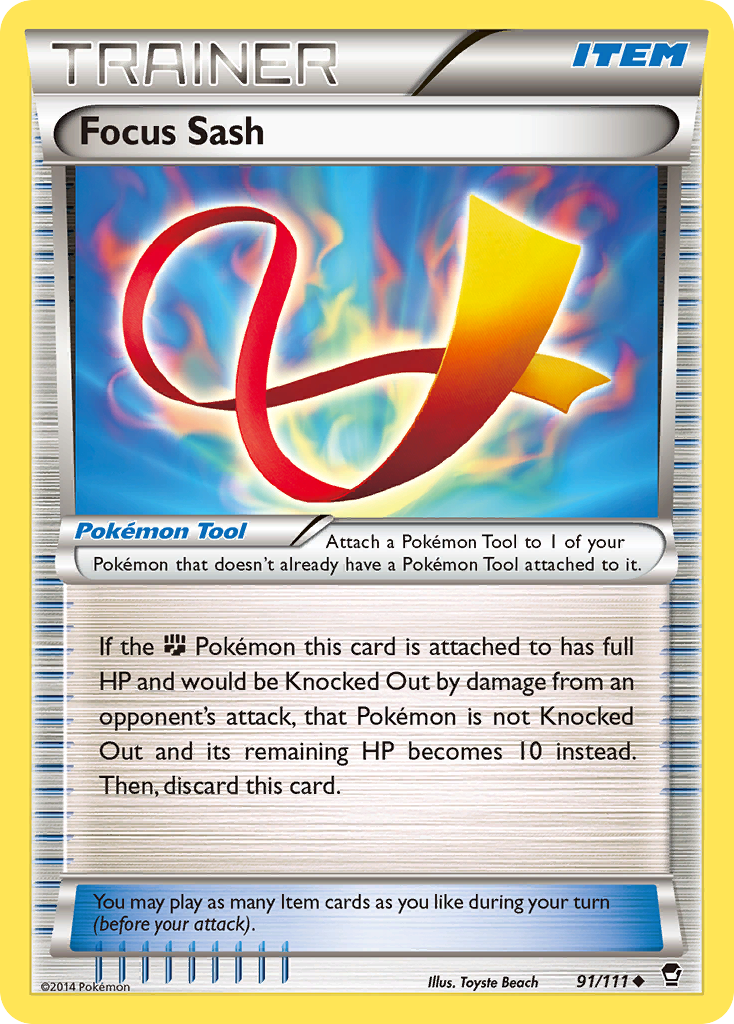 Focus Sash (91/111) [XY: Furious Fists] | Play N Trade Winnipeg