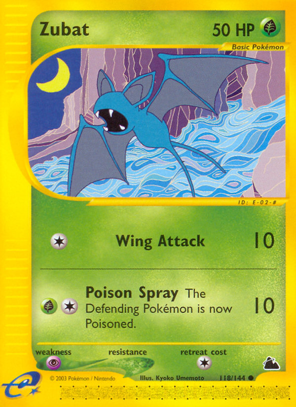 Zubat (118/144) [Skyridge] | Play N Trade Winnipeg