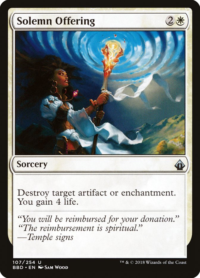 Solemn Offering [Battlebond] | Play N Trade Winnipeg