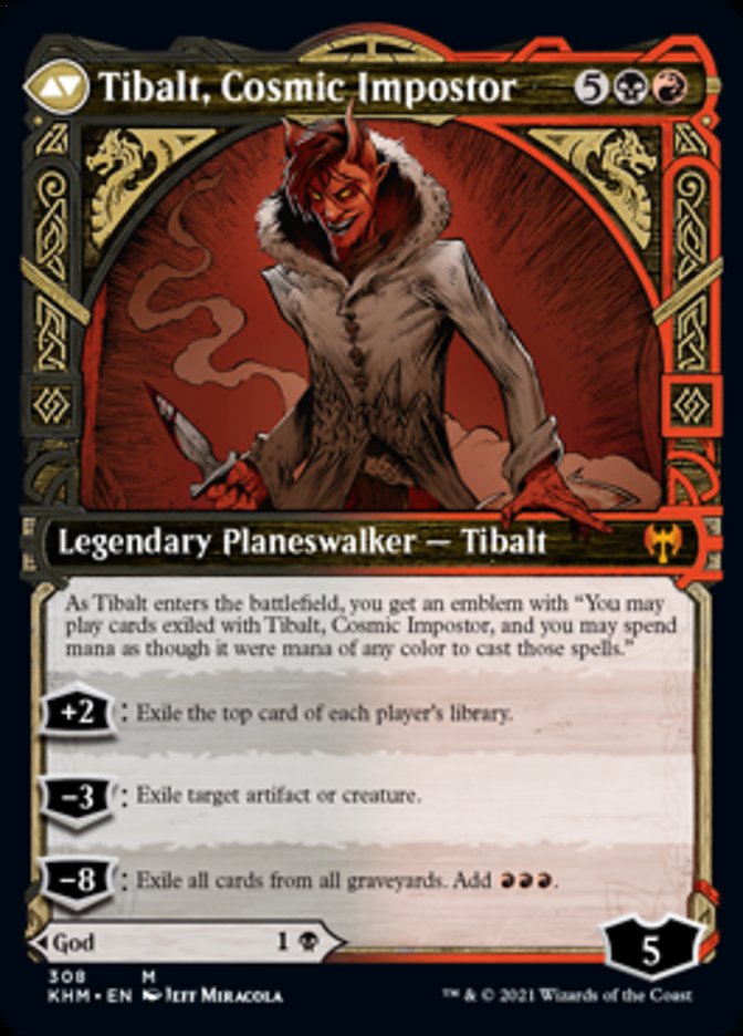 Valki, God of Lies // Tibalt, Cosmic Impostor (Showcase) [Kaldheim] | Play N Trade Winnipeg