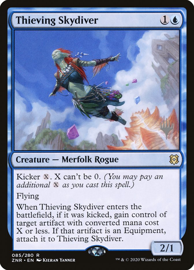 Thieving Skydiver (Promo Pack) [Zendikar Rising Promos] | Play N Trade Winnipeg